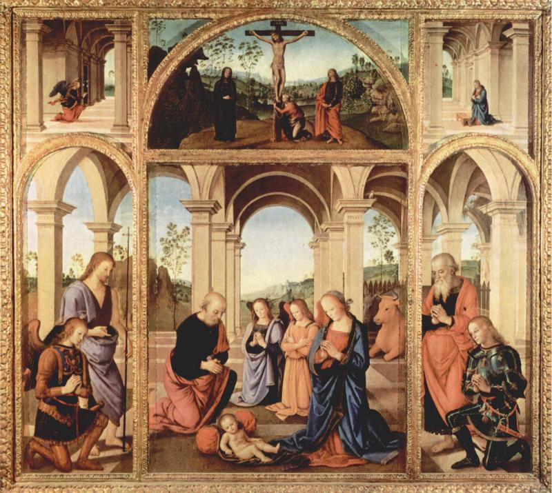 Pietro Perugino Albani Torlonia Polyptych oil painting picture